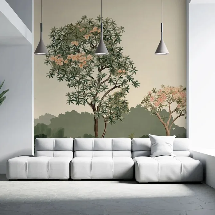 Paysage exotique et élégant